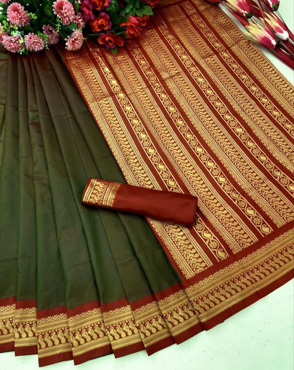 Green Saree