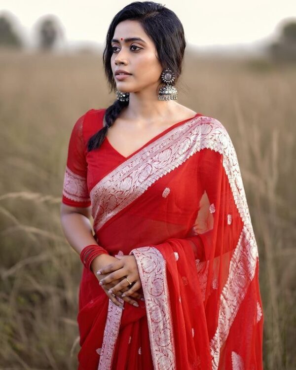 Red Saree