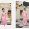 Stylish Wedding Linen Pink Saree