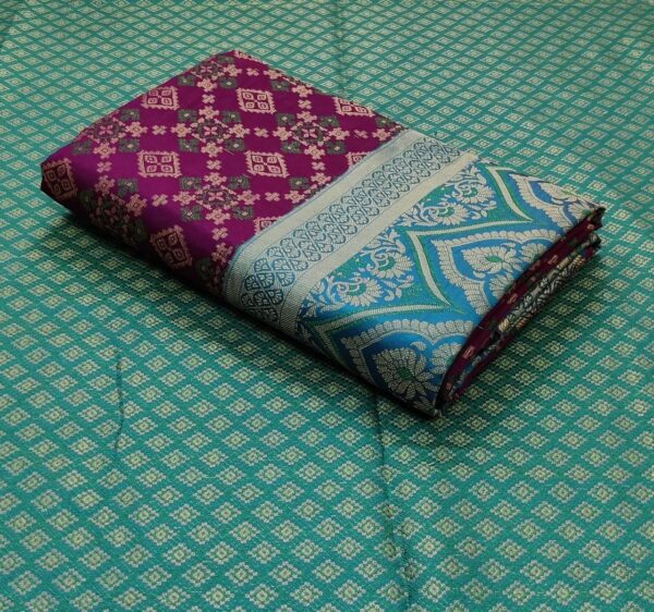 Purple Saree in Traditional Patola Design