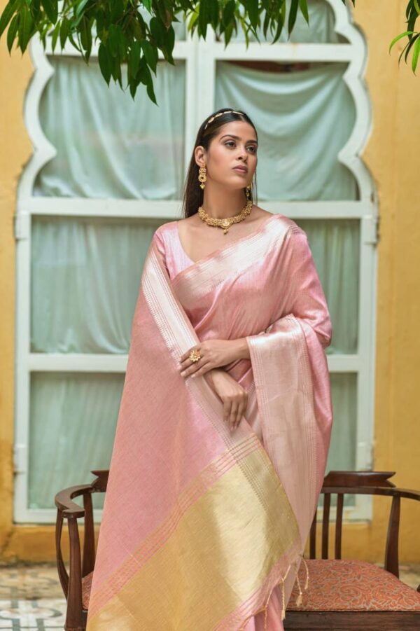 Pink Saree