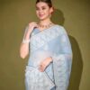 Sky Blue Saree