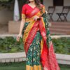 Traditional Patola Silk Green Saree