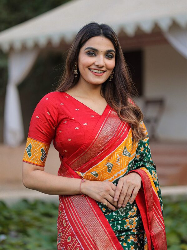 Green Saree