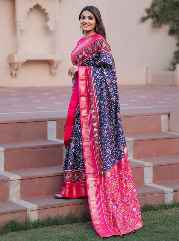 Blue Saree