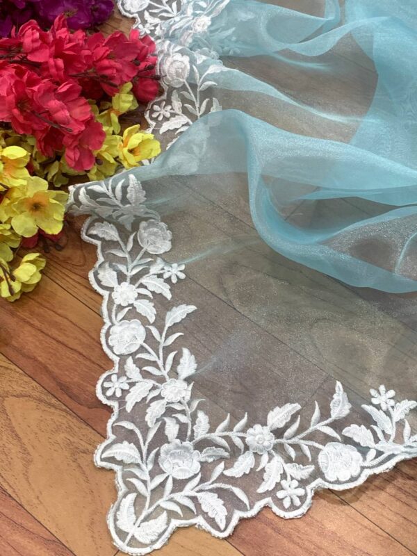 Sky Blue Saree