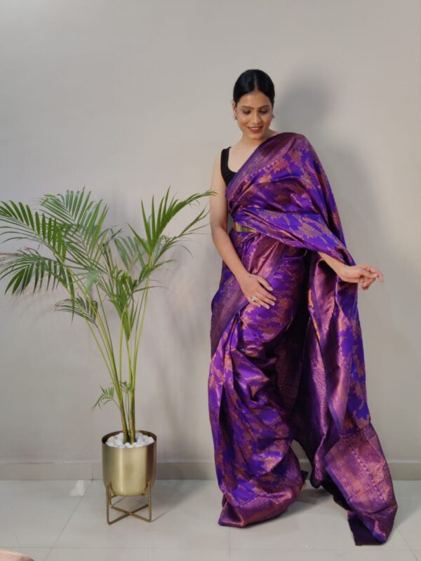 Bollywood Wine Saree