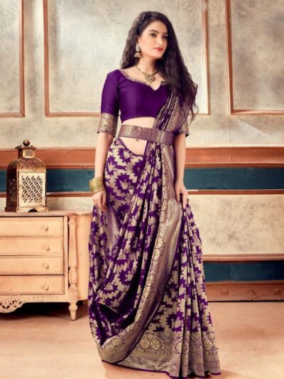 Wine Colur Online Saree