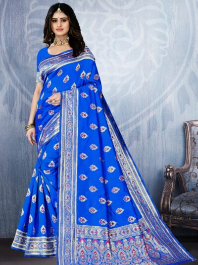 Blue Saree