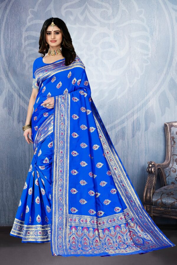 Blue Saree