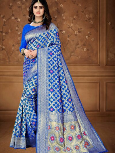 Blue Saree