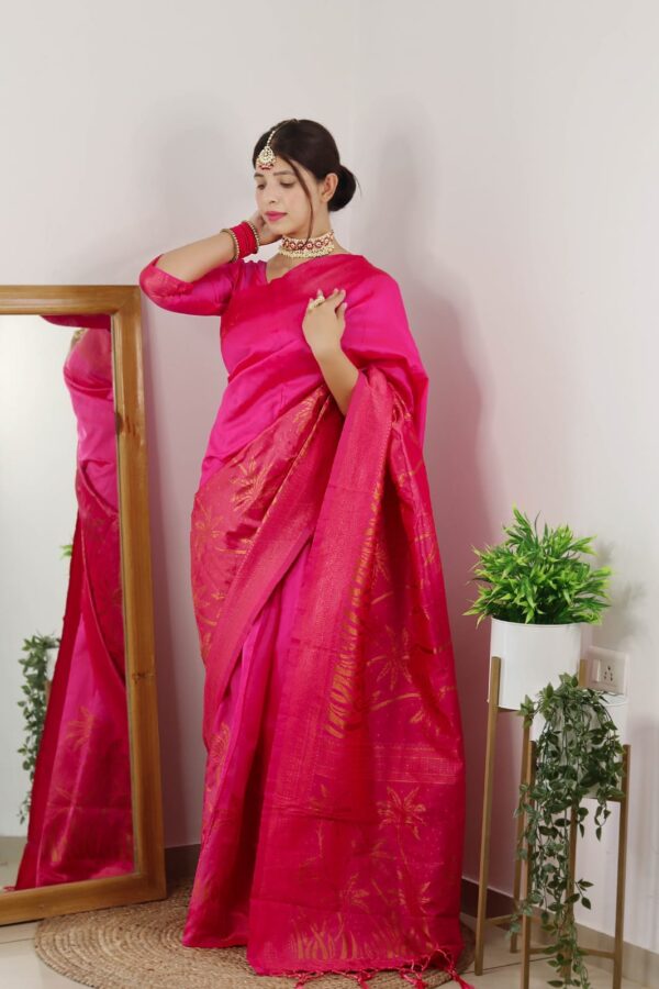 Pink Saree