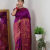 Silk Purple Saree