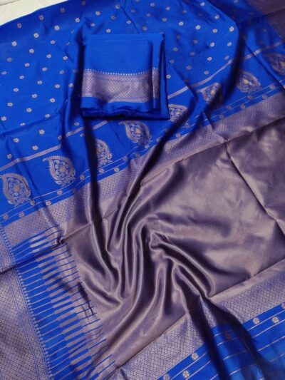 Blue Online Saree