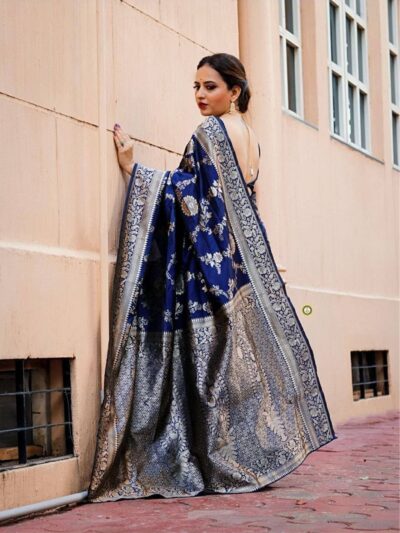 Royal Blue Saree