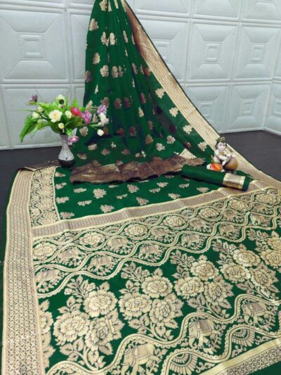 Green Fancy Saree