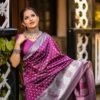 purple saree