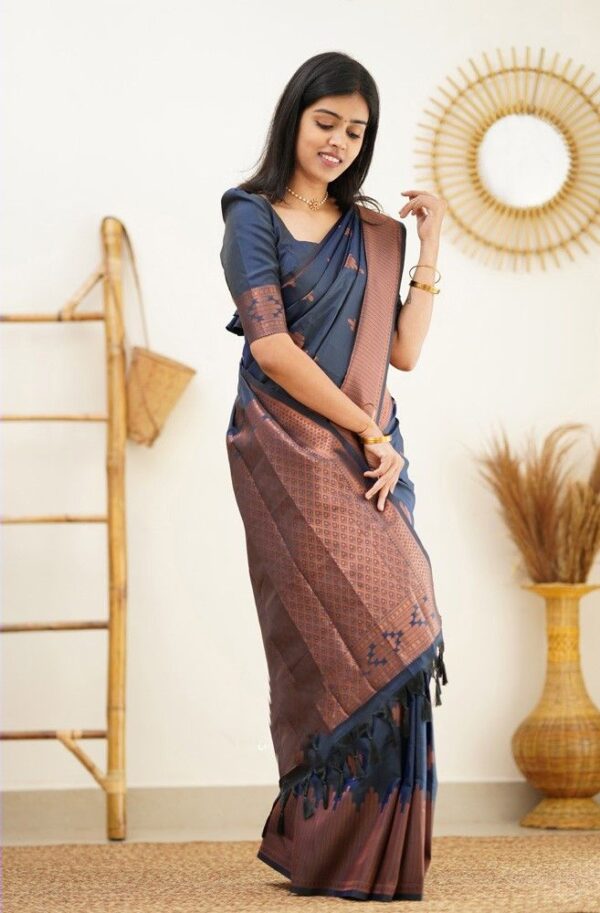 Blue Party Wear Saree