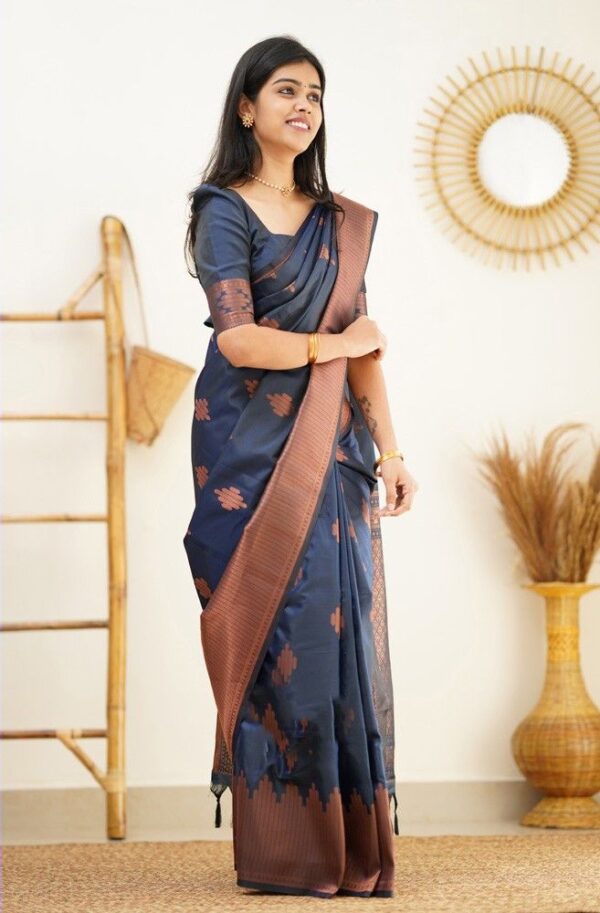 Blue Stylish Saree