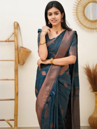 Blue Saree