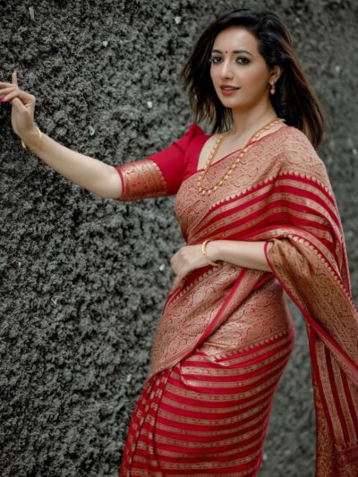 Red Online Saree