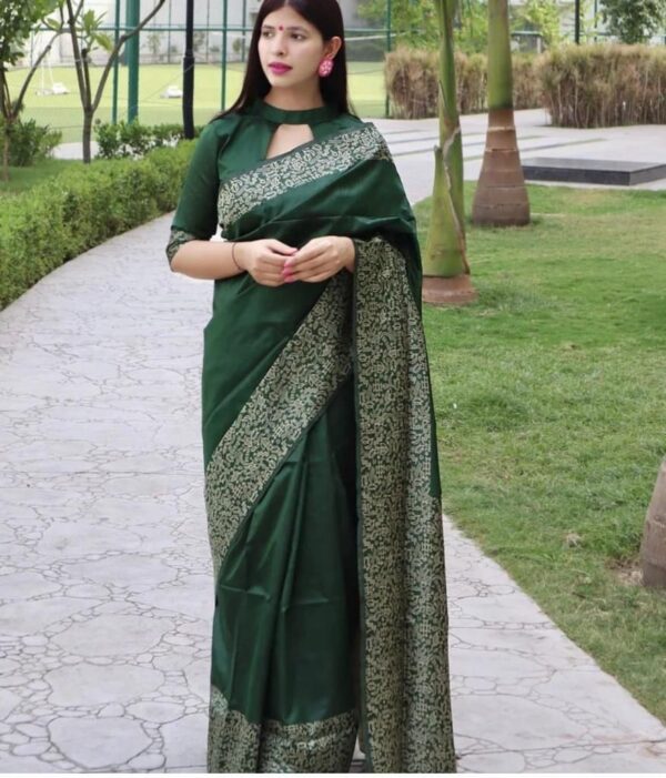 green saree