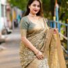 Stylish Silk Bollywood Grey Saree