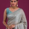 Sky Blue Saree