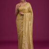 Wedding Festival Sequence Yellow Saree