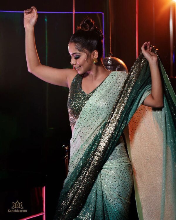 Green Saree