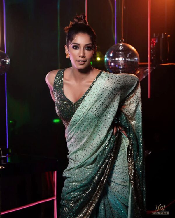 Green Saree