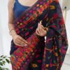 Wedding Silk Border Blue Saree