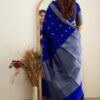 Formal Traditional Banarasi Blue Saree