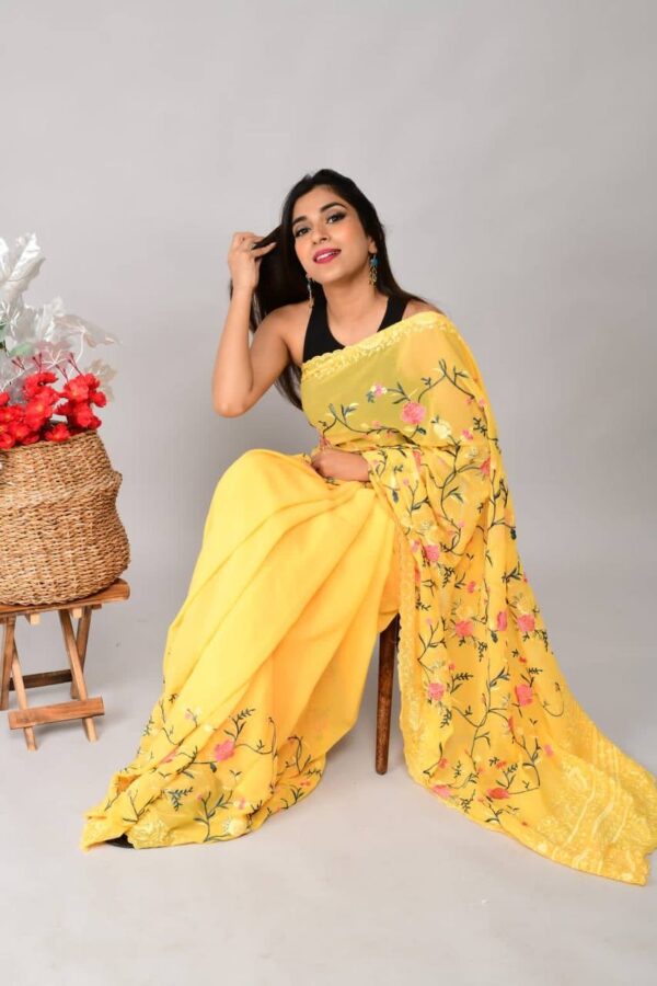 Yellow Saree