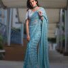 Sky Blue Saree