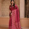 Pink Saree For Traditional Women Wear