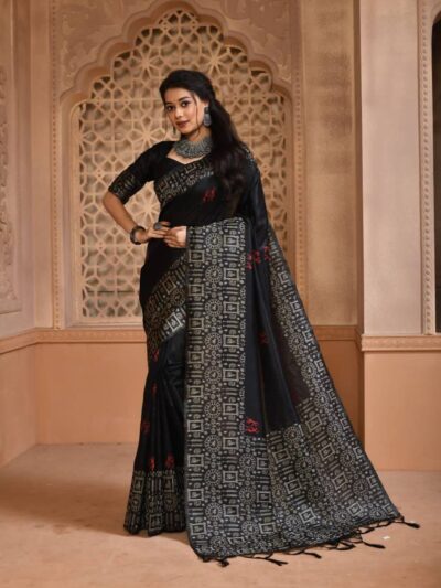 Black Saree For Wedding Function Wear