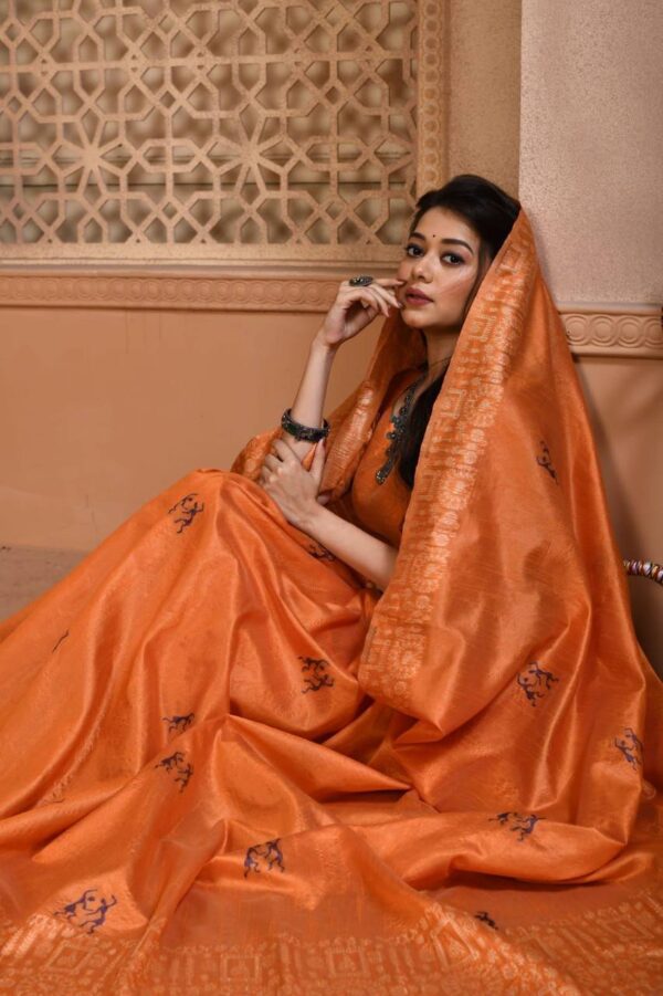 Orange Saree