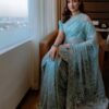 Sky Blue Saree