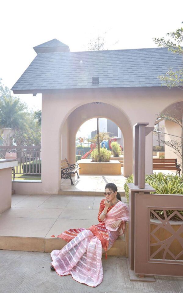 Pink Saree