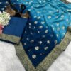 Sky Blue Saree