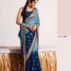 Bollywood Georgette Sky Blue Saree