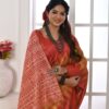 Latest Haldi Function Silk Yellow Saree