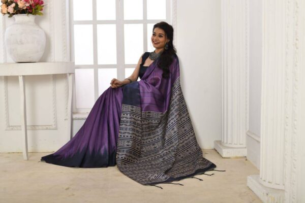 Purple Saree