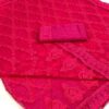Wedding Embroidery work Net Pink Saree