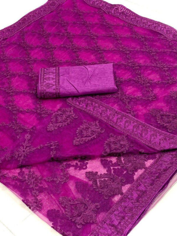 Purple Saree