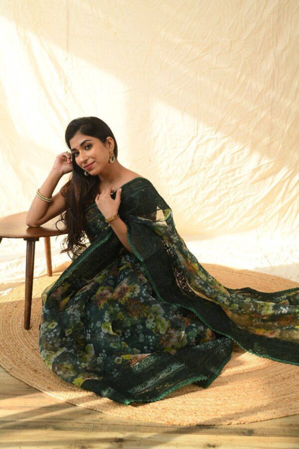 Green Saree