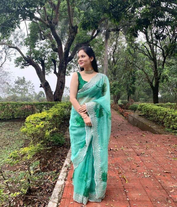 Green Saree