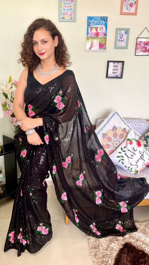 Black Saree