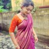 Purple Saree